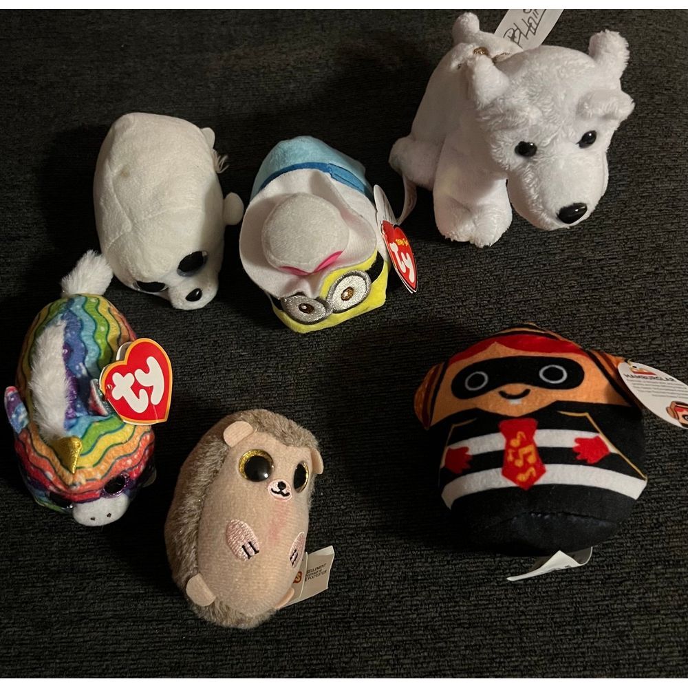 Mini beanie baby toys and others